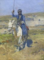 Всадник на белой лошади - © Музей-панорама «Бородинская битва»
