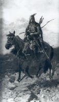 Хевсурский лучник на коне