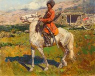 Русский солдат на коне