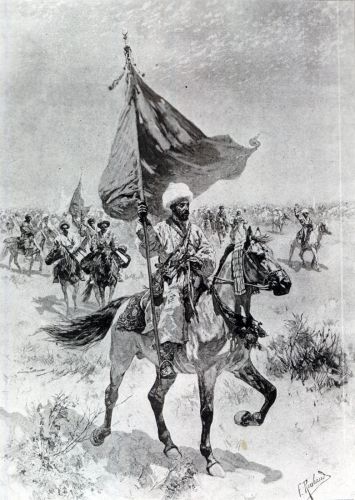 Туркменский знаменосец