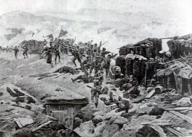 Взрыв и славная гибель Михайловского укрепления