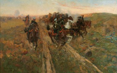 Битва при Кюрюк-Дара 24 июля (5 августа) 1854 года - © ГАУК ЯО «Ярославский художественный музей»