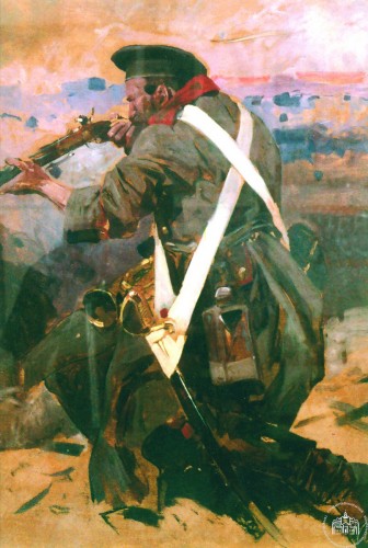 Стреляющий солдат - © Севастопольский военно-исторический музей-заповедник