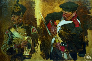 Горнист и заряжающий солдат - © Севастопольский военно-исторический музей-заповедник