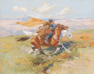 Бой за знамя - © Научно-художественный Музей коневодства